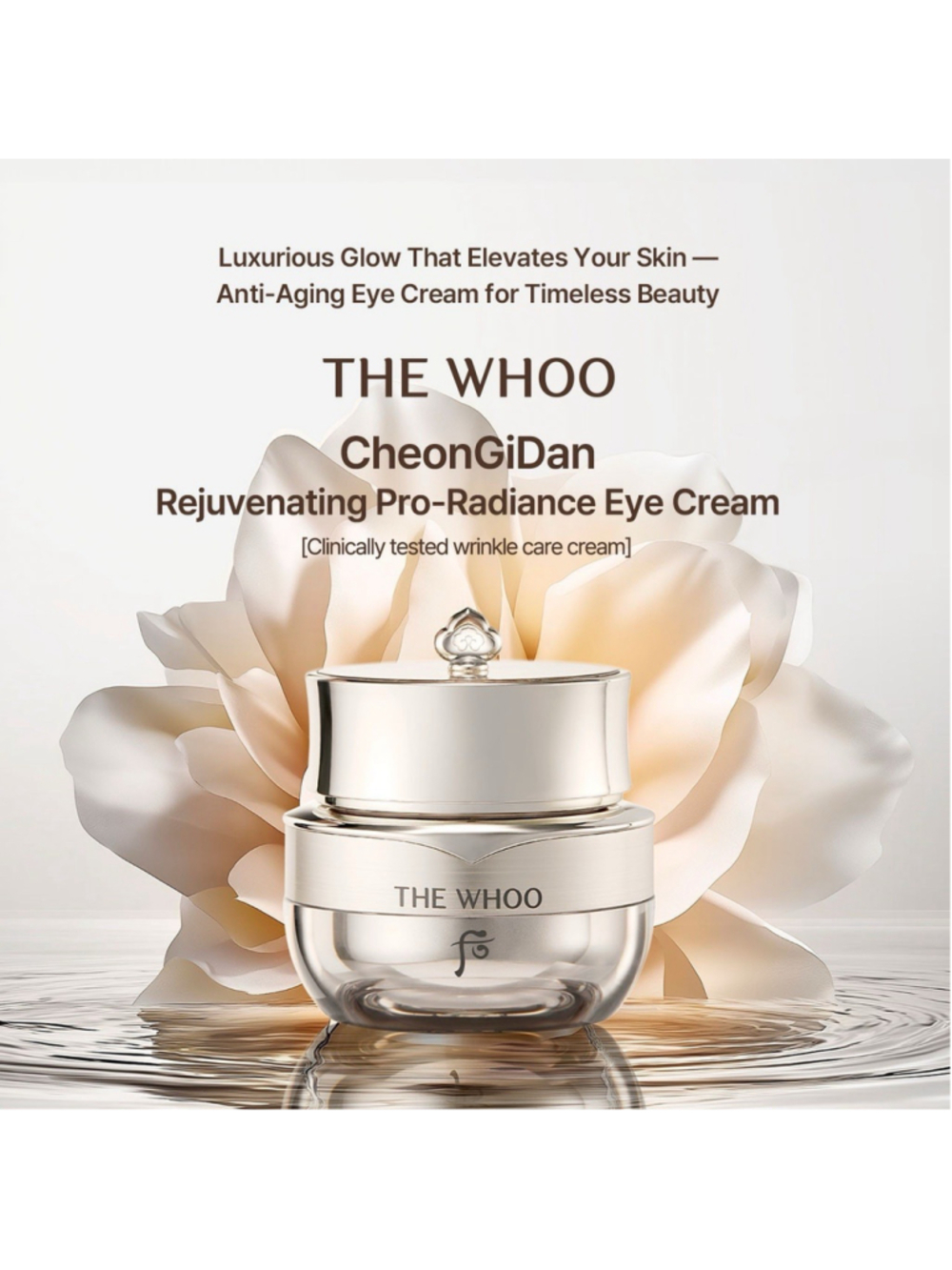 The Whoo Cheongidan Rejuvenating Pro-Radiance Mini Eye Cream 5ml x 2pcs K-beauty